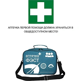 Аптечка первой помощи офисная ФЭСТ № 2.2 (сумка текстильная)