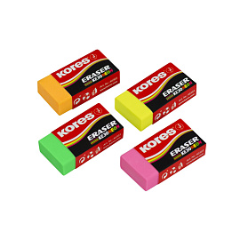 Ластик Kores ПВХ прямоугольный 40x21x10 мм
