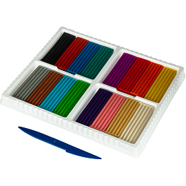 Пластилин классический Луч Классика 16 цветов 320 грамм фото Пластилин классический Луч Классика 16 цветов 320 грамм