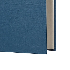 Папка-регистратор Attache Элементари Экономи 80 мм синяя бумвинил/бумага