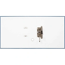 Папка-регистратор Attache Элементари Экономи 80 мм синяя бумвинил/бумага