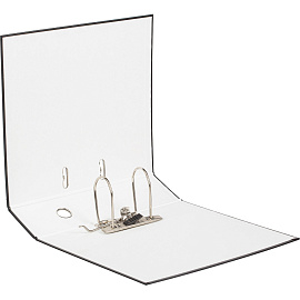 Папка-регистратор Attache Элементари Экономи 80 мм чёрная бумвинил/бумага