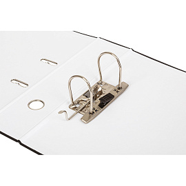 Папка-регистратор Attache Элементари Экономи вертикальная 80 мм черная бумвинил/бумага