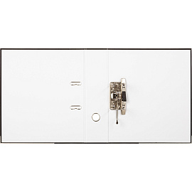 Папка-регистратор Attache Элементари Экономи вертикальная 80 мм черная бумвинил/бумага