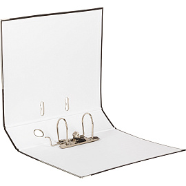 Папка-регистратор Attache Элементари Экономи вертикальная 80 мм черная бумвинил/бумага