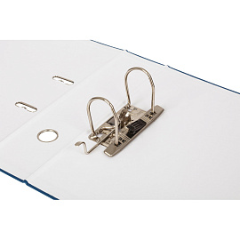 Папка-регистратор Attache Элементари Экономи 80 мм синяя бумвинил/бумага с защитным уголком