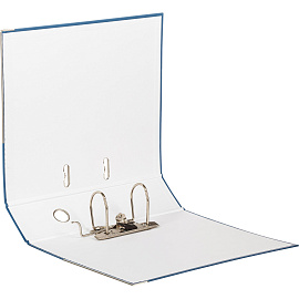 Папка-регистратор Attache Элементари Экономи 80 мм синяя бумвинил/бумага с защитным уголком