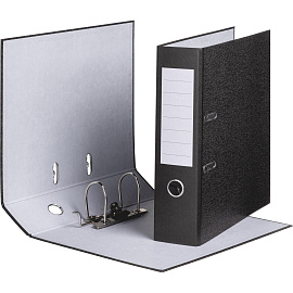 Папка-регистратор Attache Элементари 80 мм чёрная бумага