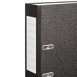 Папка-регистратор Attache Элементари 80 мм чёрная бумага