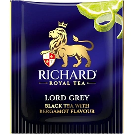 Чай черный Richard Lord Grey 25 сашет (бергамот, лимон)