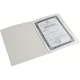 Скоросшиватель картонный Дело № А4 до 200 листов белый (плотность 400 г/кв.м, 200 штук в упаковке)