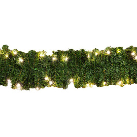 Гирлянда хвойная Neon-Night Еловый шлейф с подсветкой 270x26 см (307-115)