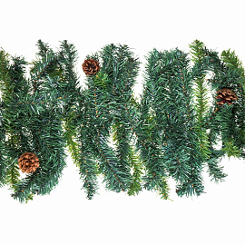 Гирлянда хвойная Neon-Night Еловый шлейф с украшениями 270x41 см (307-221)