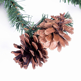 Гирлянда хвойная Neon-Night Еловый шлейф с украшениями 270x41 см (307-221)