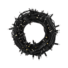 Гирлянда светодиодная Дюраплей 20м 200 каучук , мерцание, Белая 315-175