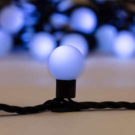 Гирлянда светодиодная уличная Neon-Night Мультишарики линия белый свет 80 светодиодов (10 м)