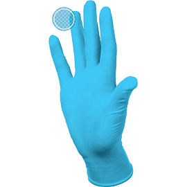 Перчатки медицинские смотровые Manual RN 707 нитриловые неопудренные особопрочные в ассортименте (размер XL, 100 штук/50 пар в упаковке)