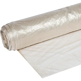 Пленка полиэтиленовая укрывная ПВД 80 мкм 100 м х 1.5 м рукав (2 сорт, серая, 16 кг)