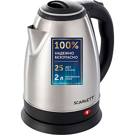 Чайник электрический Scarlett SC-EK21S26 серебристый