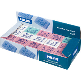 Ластик Milan из синтетического каучука прямоугольный 31x23x7 мм