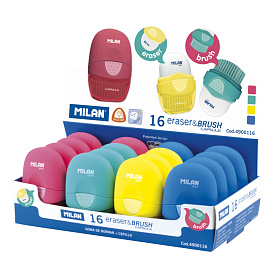 Ластик Milan Capsule из синтетического каучука овальный 62x28x12 мм