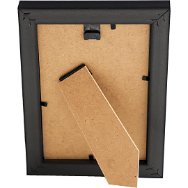 Рамка с паспарту Gloria Black А4 21x30 см пластиковый багет 21 мм черная