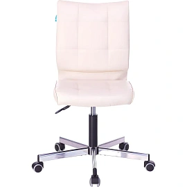 Кресло офисное Бюрократ CH-330M бежевое (экокожа, металл) фото Кресло офисное Бюрократ CH-330M бежевое (экокожа, металл)