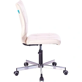 Кресло офисное Бюрократ CH-330M бежевое (экокожа, металл) фото Кресло офисное Бюрократ CH-330M бежевое (экокожа, металл)