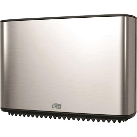 Диспенсер для туалетной бумаги в рулонах Торк (Tork) 460006 Т2 стальной серебристый фото Диспенсер для туалетной бумаги в рулонах Торк (Tork) 460006 Т2 стальной серебристый