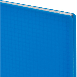 Тетрадь общая Attache Plastic А4 96 листов в клетку на спирали (обложка синяя, тиснение фольгой)