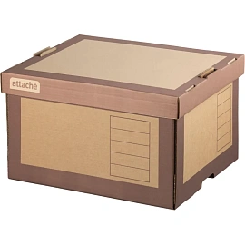 Короб архивный Т24 Attache 346x266x466 мм из гофрокартона