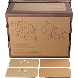 Короб архивный Т24 Attache 346x266x466 мм из гофрокартона