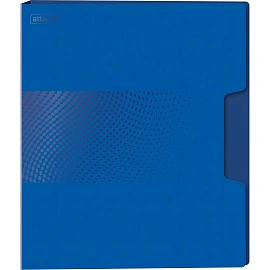 Скоросшиватель пластиковый с пружинным механизмом Attache Digital А4+ до 120 листов синий (толщина обложки 0.45 мм)