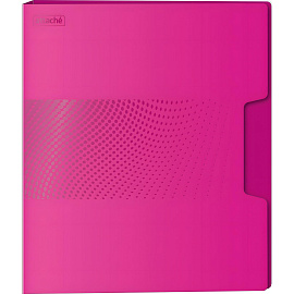 Скоросшиватель пластиковый с пружинным механизмом Attache Digital А4+ до 120 листов розовый (толщина обложки 0.45 мм)