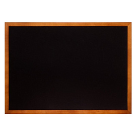 Доска меловая настенная Attache Non magnetic (А3) 30x42 см черная грифельная в деревянной раме