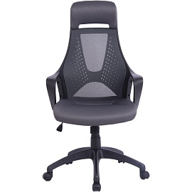 Кресло для руководителя Easy Chair 578 TC чёрное (сетка/ткань, пластик)
