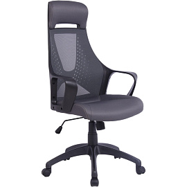 Кресло для руководителя Easy Chair 578 TC чёрное (сетка/ткань, пластик)