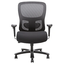 Кресло для руководителя Easy Chair 582 TС чёрное (сетка/ткань, металл)