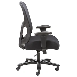 Кресло для руководителя Easy Chair 582 TС чёрное (сетка/ткань, металл)