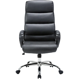 Кресло для руководителя Easy Chair 679 TR чёрное (рециклированная кожа, металл)