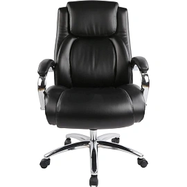 Кресло для руководителя Easy Chair 585 TR черное (рециклированная кожа, металл) фото Кресло для руководителя Easy Chair 585 TR черное (рециклированная кожа, металл)