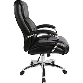 Кресло для руководителя Easy Chair 585 TR черное (рециклированная кожа, металл) фото Кресло для руководителя Easy Chair 585 TR черное (рециклированная кожа, металл)