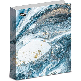 Папка на 2-х кольцах Attache Selection Fluid 35 мм голубая до 300 листов (пластик 0.5 мм)