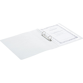 Папка на 2-х кольцах Attache Selection Fluid 35 мм голубая до 300 листов (пластик 0.5 мм)