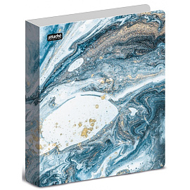 Папка на 2-х кольцах Attache Selection Fluid 35 мм голубая до 300 листов (пластик 0.5 мм)