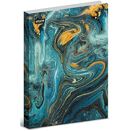 Скоросшиватель пластиковый с пружинным механизмом Attache Selection Fluid А4+ до 120 листов бирюзовый (толщина обложки 0.45 мм)