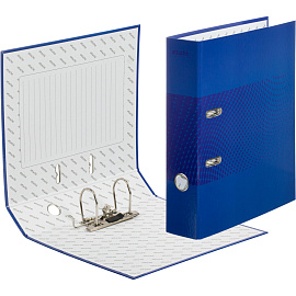 Папка-регистратор Attache Digital 75 мм синяя ламинированный картон/бумага