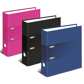 Папка-регистратор Attache Digital 75 мм синяя ламинированный картон/бумага