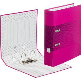 Папка-регистратор Attache Digital 75 мм розовая ламинированный картон/бумага