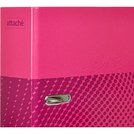 Папка-регистратор Attache Digital 75 мм розовая ламинированный картон/бумага